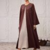 al najma عباءة نسائية أنيقة مزينة بالراين للحفلات 4