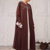al najma عباءة نسائية أنيقة مزينة بالراين للحفلات 6