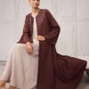 al najma عباءة نسائية أنيقة مزينة بالراين للحفلات 8
