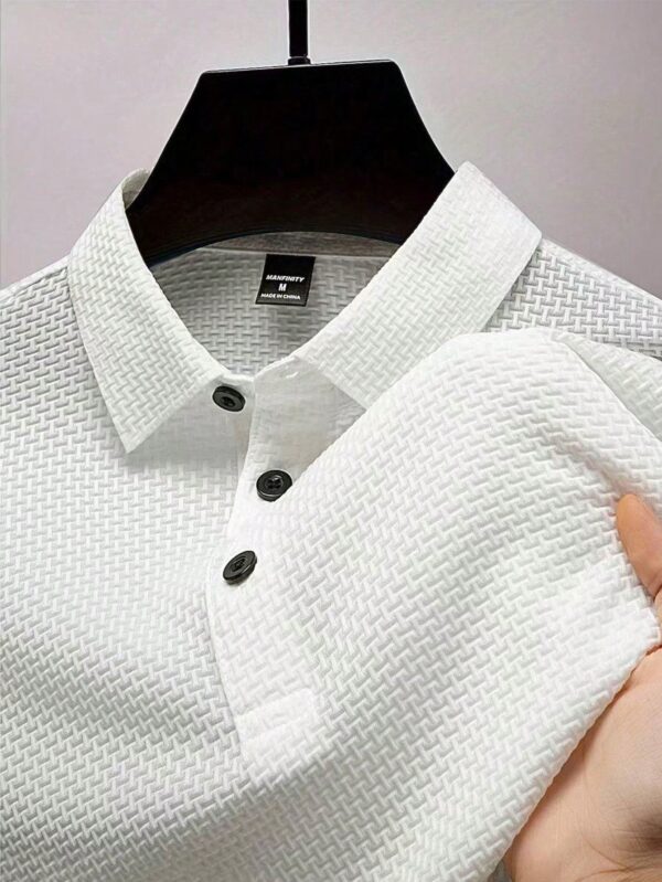manfinity casualcool قميص بولو كاجوال للرجال ذو لون واحد بأزرار أمامية وأكمام قصيرة manfinity casualcool قميص بولو كاجوال للرجال ذو لون واحد بأزرار أمامية وأكمام قصيرة