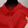 manfinity casualcool قميص بولو كاجوال للرجال ذو لون واحد بأزرار أمامية وأكمام قصيرة 3