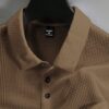 manfinity casualcool قميص بولو كاجوال للرجال ذو لون واحد بأزرار أمامية وأكمام قصيرة 17
