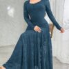 modelyn فستان كوكتيل أنيق بياقة مربعة وخصر مشدود وذيل أسطوري modelyn فستان كوكتيل أنيق بياقة مربعة وخصر مشدود وذيل أسطوري