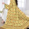 shein najma عباية أنثوية كاجوال طويلة الأكمام مطبوعة بالزهور، للربيع والخريف 1