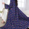 shein najma عباية أنثوية كاجوال طويلة الأكمام مطبوعة بالزهور، للربيع والخريف 3