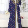 shein najma عباية أنثوية كاجوال طويلة الأكمام مطبوعة بالزهور، للربيع والخريف 8