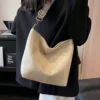 حقيبة يد كبيرة السعة بطراز بوهيمي، حقيبة كتف/متقاطعة بحزام عريق عتيق، حقيبة دلو عالية الجودة للتنقل 5