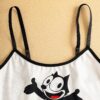 shein felix the cat طقم قميص وسروال داخلي للنساء مريح مزين بتصميم كرتوني بألوان متباينة 6