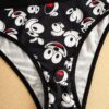 shein felix the cat طقم قميص وسروال داخلي للنساء مريح مزين بتصميم كرتوني بألوان متباينة 7
