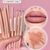 sheglam قلم تحديد الشفاه so lippy قلم تحديد الشفاه الكريمي غير اللامع misty rose ذو الصبغة العالية لا يتلاشى بسهولة، ناعم كالحرير، لون غير لامع، مكياج الشفاه، حفلة عيد الميلاد ، قلم تحديد الشفاه روج محدد قوس شفايف علامة تجارية جمال مكياج ميكب مستحضرات تجم 1