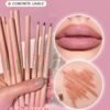 sheglam قلم تحديد الشفاه so lippy ولكن أولاً، قلم تحديد الشفاه الكريمي غير اللامع بلون القهوة، ذو صبغة عالية لا يتلاشى بسهولة، ناعم حريري، لون غير لامع، مكياج الشفاه، حفلة عيد الميلاد يوم ، قلم تحديد الشفاه 1