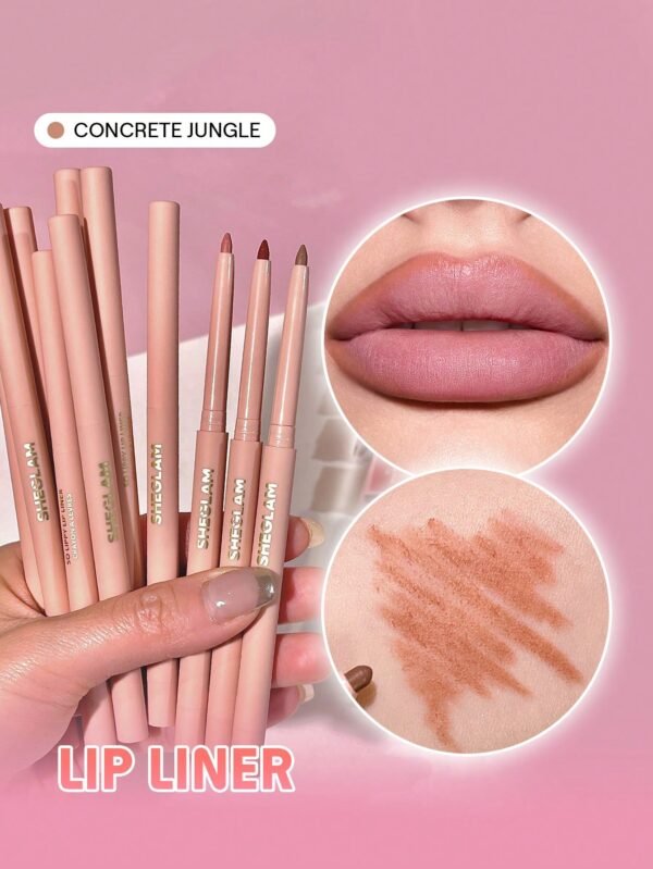sheglam قلم تحديد الشفاه so lippy ولكن أولاً، قلم تحديد الشفاه الكريمي غير اللامع بلون القهوة، ذو صبغة عالية لا يتلاشى بسهولة، ناعم حريري، لون غير لامع، مكياج الشفاه، حفلة عيد الميلاد يوم ، قلم تحديد الشفاه 1