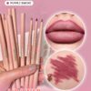 sheglam قلم تحديد الشفاه so lippy قلم تحديد الشفاه الكريمي غير اللامع misty rose ذو الصبغة العالية لا يتلاشى بسهولة، ناعم كالحرير، لون غير لامع، مكياج الشفاه، حفلة عيد الميلاد ، قلم تحديد الشفاه روج محدد قوس شفايف علامة تجارية جمال مكياج ميكب مستحضرات تجم 8
