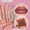 sheglam قلم تحديد الشفاه so lippy قلم تحديد الشفاه الكريمي غير اللامع misty rose ذو الصبغة العالية لا يتلاشى بسهولة، ناعم كالحرير، لون غير لامع، مكياج الشفاه، حفلة عيد الميلاد ، قلم تحديد الشفاه روج محدد قوس شفايف علامة تجارية جمال مكياج ميكب مستحضرات تجم 9