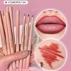 sheglam قلم تحديد الشفاه so lippy قلم تحديد الشفاه الكريمي غير اللامع misty rose ذو الصبغة العالية لا يتلاشى بسهولة، ناعم كالحرير، لون غير لامع، مكياج الشفاه، حفلة عيد الميلاد ، قلم تحديد الشفاه روج محدد قوس شفايف علامة تجارية جمال مكياج ميكب مستحضرات تجم 12