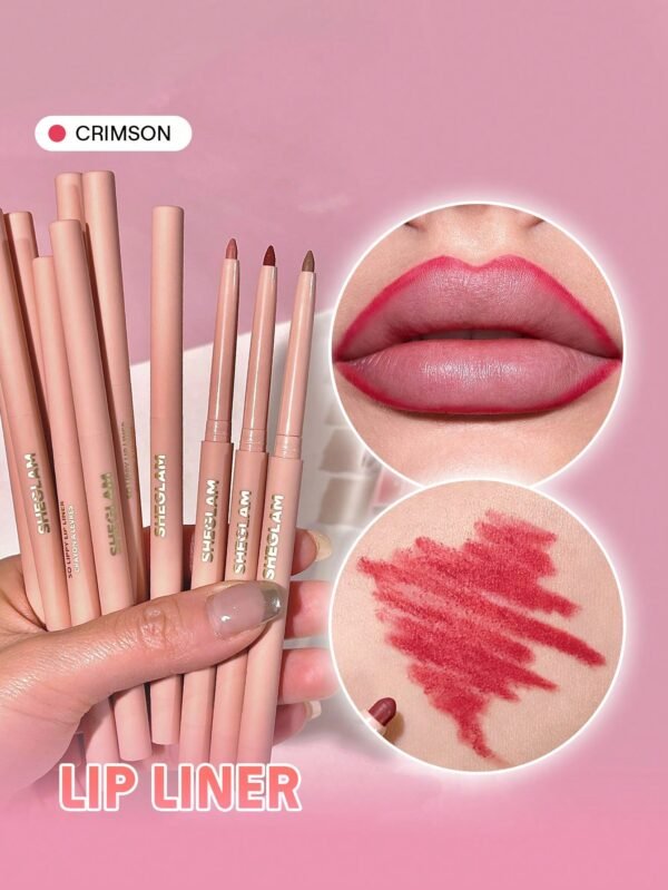 sheglam قلم تحديد الشفاه so lippy ولكن أولاً، قلم تحديد الشفاه الكريمي غير اللامع بلون القهوة، ذو صبغة عالية لا يتلاشى بسهولة، ناعم حريري، لون غير لامع، مكياج الشفاه، حفلة عيد الميلاد يوم ، قلم تحديد الشفاه 13