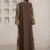 al najma فستان أنيق بأكمام طويلة مطبوع بالزهور للنساء 9