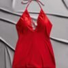 shein ملابس داخلية سكسية بحمالات رفيعة وياقة على شكل حرف v للمقاسات الكبيرة باللون الأحادي shein ملابس داخلية سكسية بحمالات رفيعة وياقة على شكل حرف v للمقاسات الكبيرة باللون الأحادي