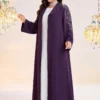 al najma عباية عربية أنيقة طويلة للمرأة بمقاسات كبيرة 5