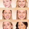 sheglam skin sync satin كريم أساس fair علامة تجارية جمال مكياج ميكب مستحضرات تجميل للنساء الفتيات مثالي لفصل الصيف الربيع مثالي ل y2k أزياء أنيقة عيد الأم هدية حفلة جاهز أفضل لون 44