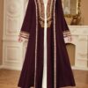 shein najma عباية أنثوية كاجوال طويلة الأكمام مطبوعة بالزهور، ربيع/خريف shein najma عباية أنثوية كاجوال طويلة الأكمام مطبوعة بالزهور، ربيع/خريف