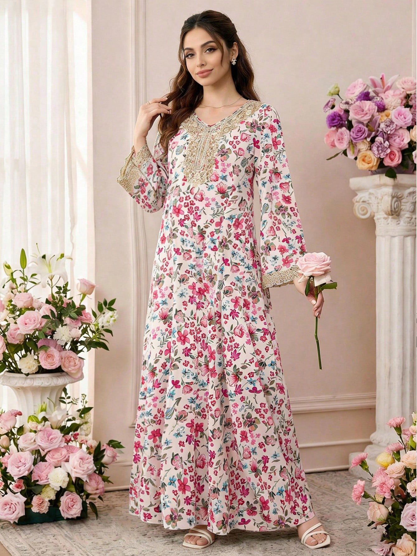 shein فستان كاجوال أنيق للنساء للربيع/الخريف 7