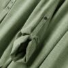 shein lune بدلة كاجوال للنساء تتكون من قميص بياقة على شكل حرف v وأكمام مكسرة، وبنطال ذو ساق واسعة 23