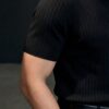 قميص بولو رجالي فضفاض خفيف الوزن من نسيج مُمتاز، له ياقة على شكل نورس ياقة مخططة على شكل طائرة، أكمام قصيرة، موضة صيفية كاجوال مريحة وبارد 12
