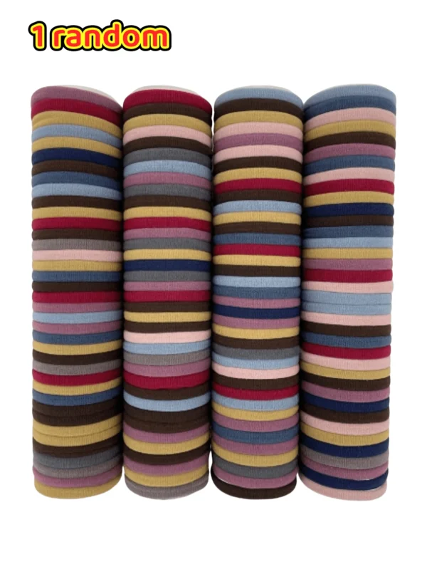 200/100/50/1 قطعة ربطات شعر مرنة بدون درزات غير ضارة، مناسبة للشعر الكثيف والمجعد للنساء والفتيات للاستخدام اليومي والرياضة واللياقة البدنية والسفر وغيرها، هدية مثالية لعيد الميلاد وعيد الأم وعيد الفصح مزيج متعدد الألوان/لوحة ألوان حديثة متعددة الاستخدا 5