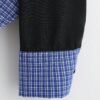 shein franclia ملابس علوية كاجوال بياقة على شكل حرف v بنمط مربعات أزرق وأسود، مناسب للارتداء اليومي والخروجات والعمل، ملابس علوية عمل للسيدات، ملابس علوية عمل كاجوال للسيدات، ملابس علوية أسود وأبيض كاجوال للسيدات، ملابس علوية عمل كاجوال للسيدات 6