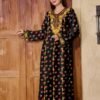 al najma فستان عربي أنيق وبسيط بطبعة زهور متناثرة 5