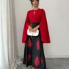 rafferiza فستان عصري للنساء مع تصميم ألوان متباينة لحفلات المناسبات/ليلة المواعدة، للربيع/الصيف 7