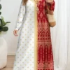 emery rose فستان نسائي كاجوال أنيق مقاس كبير بطباعة عتيقة، أكمام طويلة وياقة مستديرة، مناسب لفصل الربيع، باللونين الأبيض والأحمر، فستان عباية عربية تقليدية مناسب للربيع/الصيف، المناسبات، والخروجات، فستان ماكسي عربي أنيق بأكمام طويلة 3