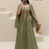 al najma رمضان فستان سهرة أنيق مع تنحيف الخصر، تصميم مُلطف للشكل، طراز متطور للمناسبات والحفلات والعطلات 5