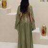 al najma رمضان فستان سهرة أنيق مع تنحيف الخصر، تصميم مُلطف للشكل، طراز متطور للمناسبات والحفلات والعطلات 7