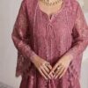 shein najma رمضان فستان عربي نسائي بياقة مربعة مزين بالدانتيل والشراريب وأكمام ثلاثة أرباع متسعة 9