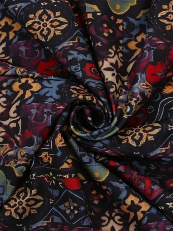 shein franclia فستان طويل فضفاض بطبعة زهرية عتيقة للنساء 6