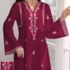 shein najma فستان ماكسي أنيق بطبعات زهرية وياقة على شكل حرف v وأكمام طويلة بطراز عربي، للربيع والخريف 15