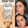sheglam dew & done ملون خفيف للبشرة مع spf20 porcelain علامة تجارية جمال مكياج ميكب مستحضرات تجميل للنساء الفتيات مثالي لفصل الصيف الربيع مثالي ل y2k أزياء أنيقة عيد الأم هدية حفلة جاهز أفضل لون 6