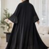 al najma عباءة عربية أنيقة وأنيقة للسيدات ذوات الحجم الكبير 2