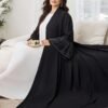 al najma عباءة عربية أنيقة وأنيقة للسيدات ذوات الحجم الكبير 3