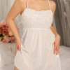 delicateallure فستان زلة من الدانتيل والشبك المرقع، ملابس داخلية مثيرة ليوم عيد الحب 6