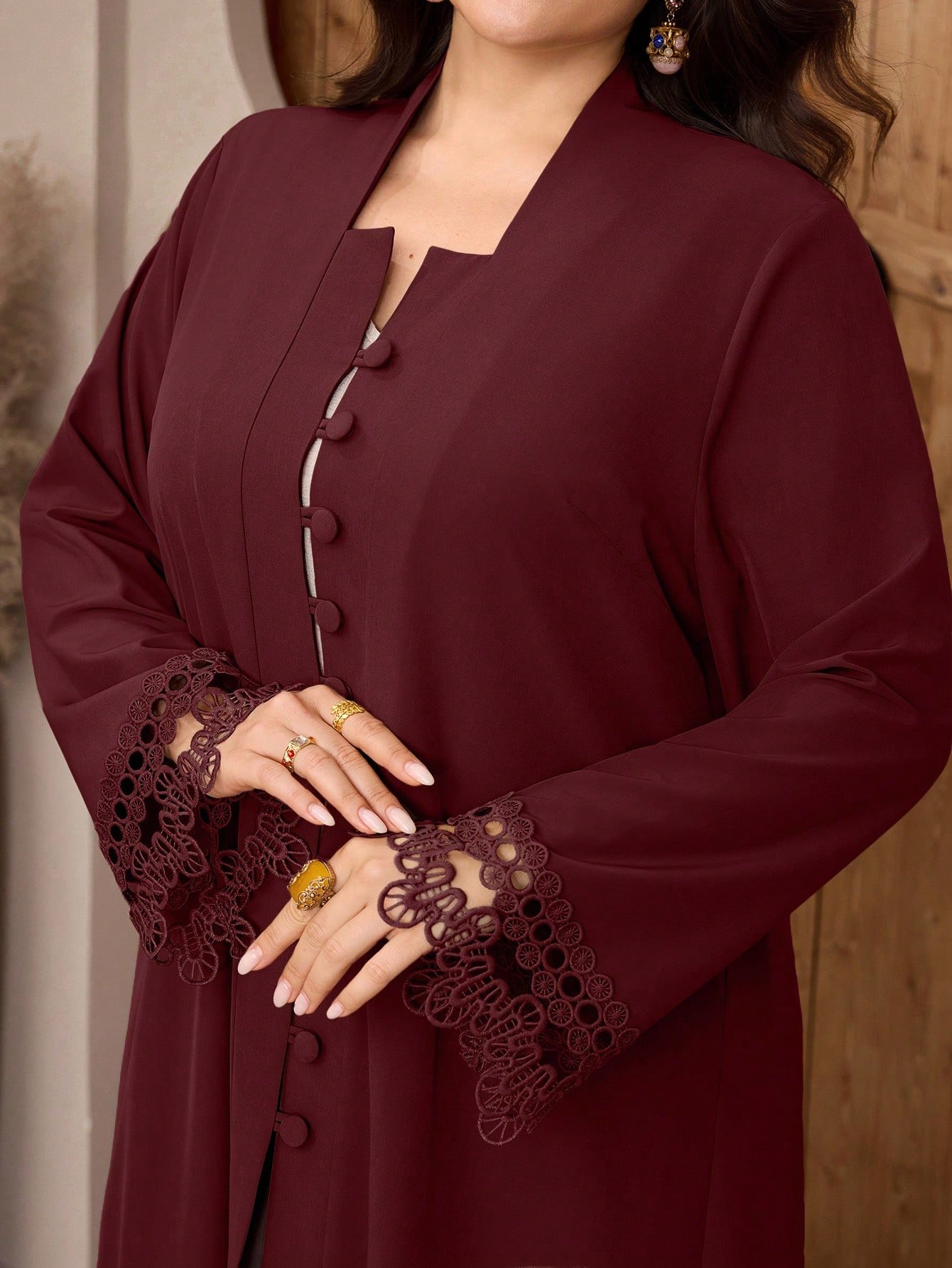 al najma عباءة للمرأة بمقاسات كبيرة 3
