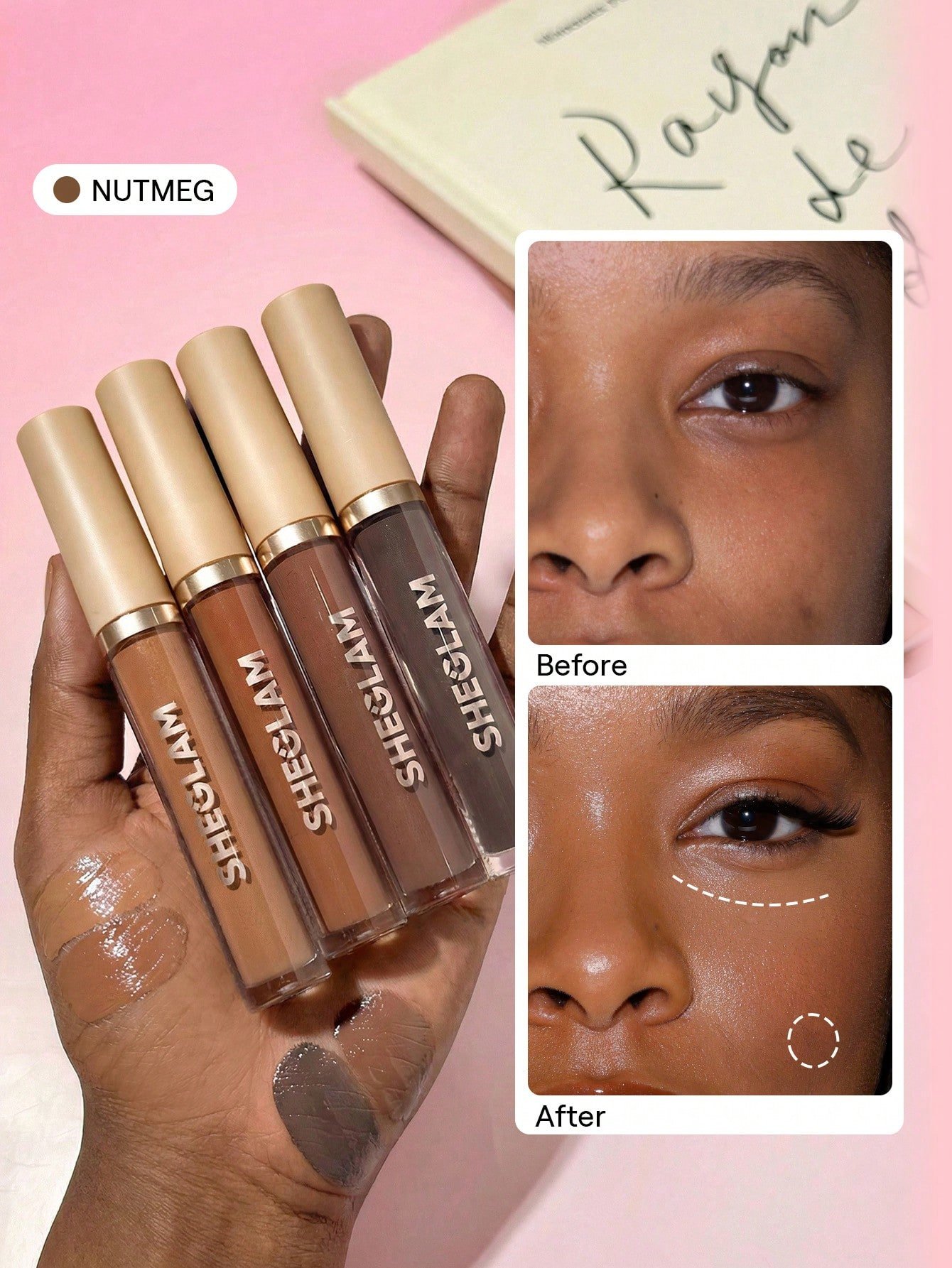 sheglam like magic كونسيلر مرطب golden علامة تجارية جمال مكياج ميكب مستحضرات تجميل للنساء الفتيات مثالي لفصل الصيف الربيع مثالي ل y2k أزياء أنيقة عيد الأم هدية حفلة جاهز أفضل لون 16