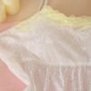 delicateallure فستان زلة من الدانتيل والشبك المرقع، ملابس داخلية مثيرة ليوم عيد الحب 8