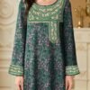shein najma فستان ربيعي أنيق بأكمام طويلة وياقة دائرية، بطبعات رقمية أنيقة من الزهور والنباتات والأشكال الهندسية، بطراز عربي 21