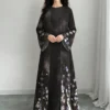 shein najma عباية كارديجان طويلة كاجوال للنساء بطبعة زهرية تدرجية ذات أكمام طويلة، مناسبة للربيع والخريف 17