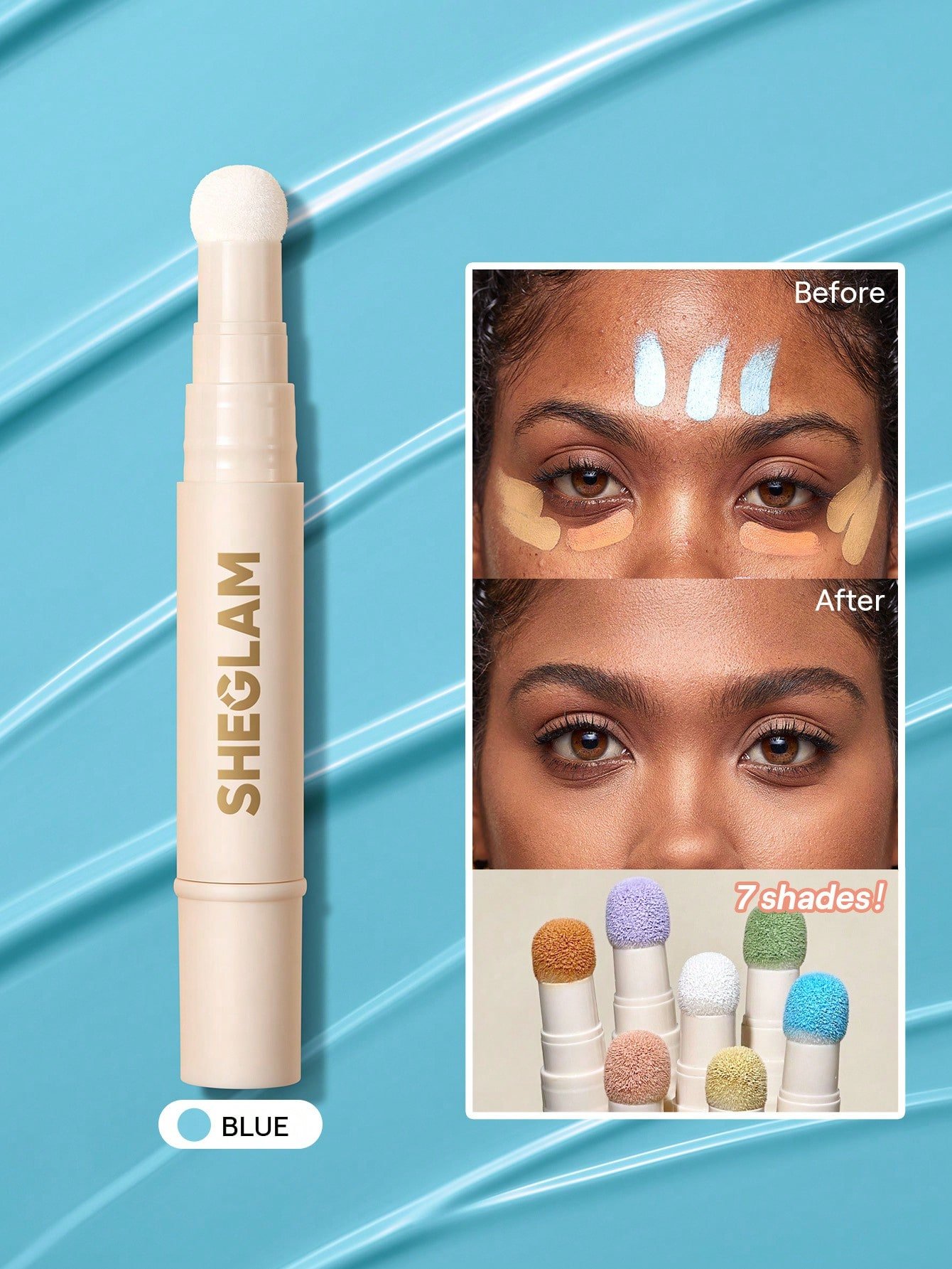 sheglam كونسيلر complexion boost رأس إسفنجي لتطبيق chantilly كونسيلر سائل غير لامع مصحح لوني يدوم طويلاً كونسيلر مرطب خفيف الوزن يدوم طوال اليوم كونسيلر كونسيلر علامة تجارية جمال مكياج ميكب مستحضرات تجميل للنساء الفتيات مثالي لفصل الصيف الربيع مثالي ل y2 2