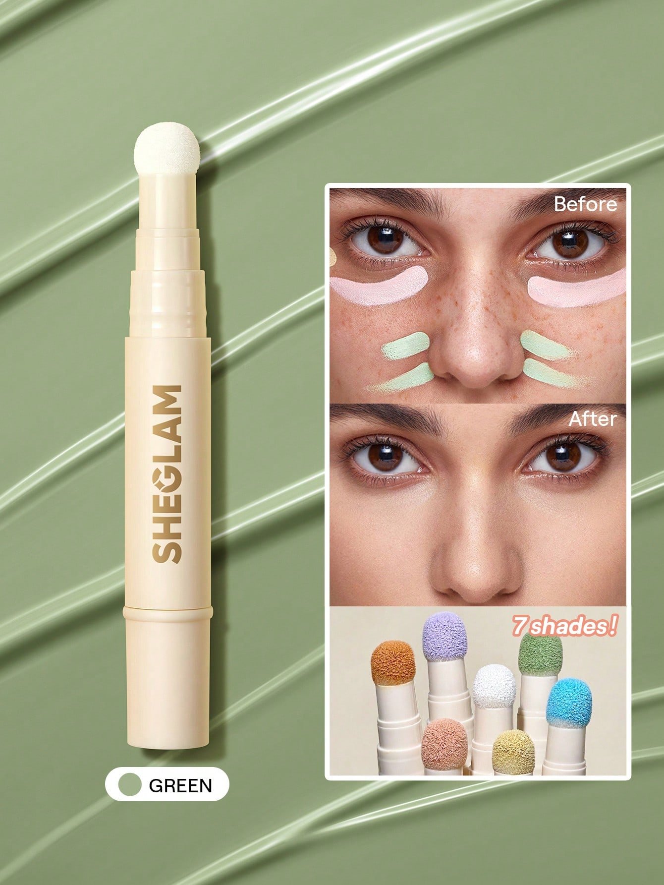 sheglam كونسيلر complexion boost رأس إسفنجي لتطبيق chantilly كونسيلر سائل غير لامع مصحح لوني يدوم طويلاً كونسيلر مرطب خفيف الوزن يدوم طوال اليوم كونسيلر كونسيلر علامة تجارية جمال مكياج ميكب مستحضرات تجميل للنساء الفتيات مثالي لفصل الصيف الربيع مثالي ل y2 3