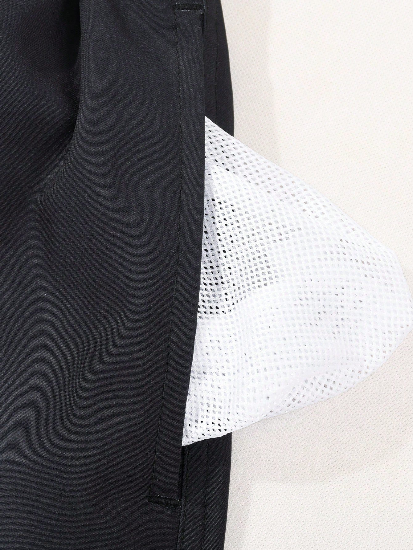manfinity swimmode شورت شاطئ رجالي بخصر رباط وجيوب بطبعة أشجار النخيل، مناسب للصيف، شورت سباحة رجالي أسود بطبعة أشجار النخيل، عطلة 18